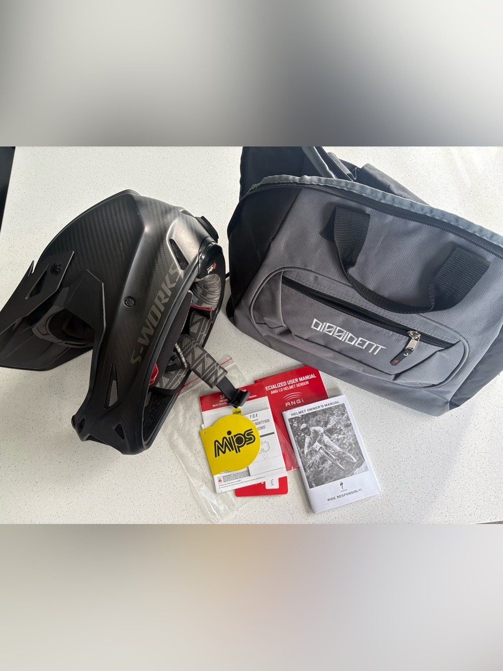 S-Works Dissident Black Full-Face Helmet with MIPS